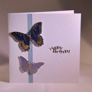 Butterflies Birthday Card