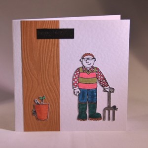 Gardening Fathers Day or Birthday Card
