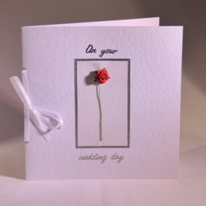 Wedding Rose Card