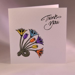 Thank You Bouquet Card