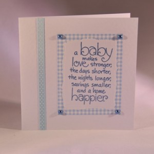 Happier Home Baby Card