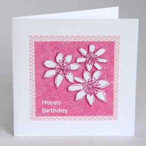 Fresh Flowers Birthday Card