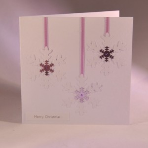 Snowflakes Christmas Card