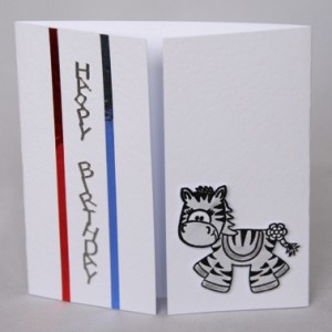 Jungle Animal Birthday Card