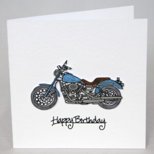 Motorbike Birthday Card