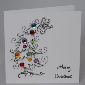Snow Tree Christmas Card
