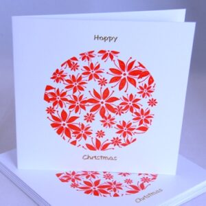 Poinsettia Circle Card Pack