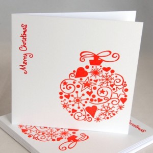 Christmas Bauble Card Pack