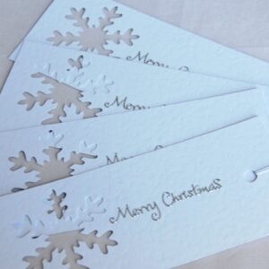 Cut-Out Snowflake Gift Tags