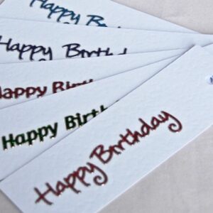 Happy Birthday Gift Tags