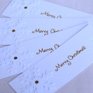 Snowflake Christmas Gift Tags