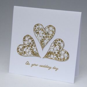 Wedding Day Hearts Card
