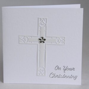 Christening Cross Card