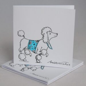 Poodle Note Cards