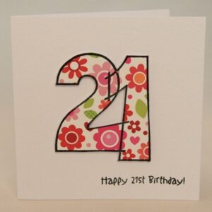 Twentyfirst Birthday - Girl's Card