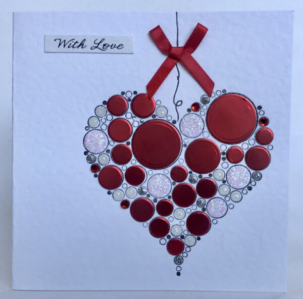 Bubble Heart Valentine Card