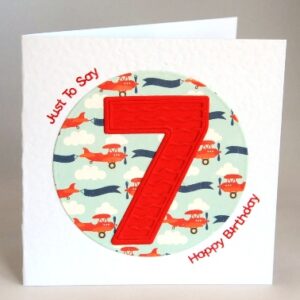 Happy Seventh Birthday Card