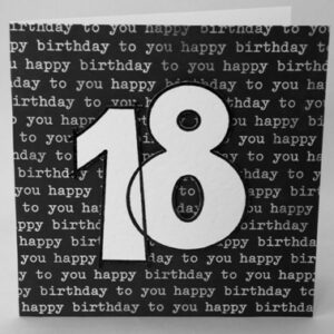 Eighteenth Birthday - Boy's Card