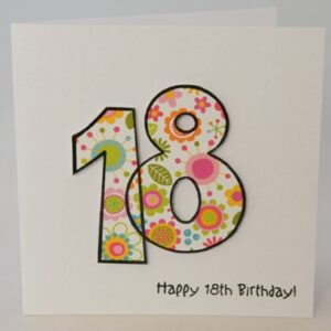 Eighteenth Birthday - Girl's Card