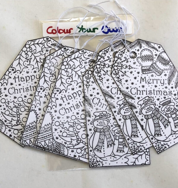Paint Your Own Christmas Gift Tags