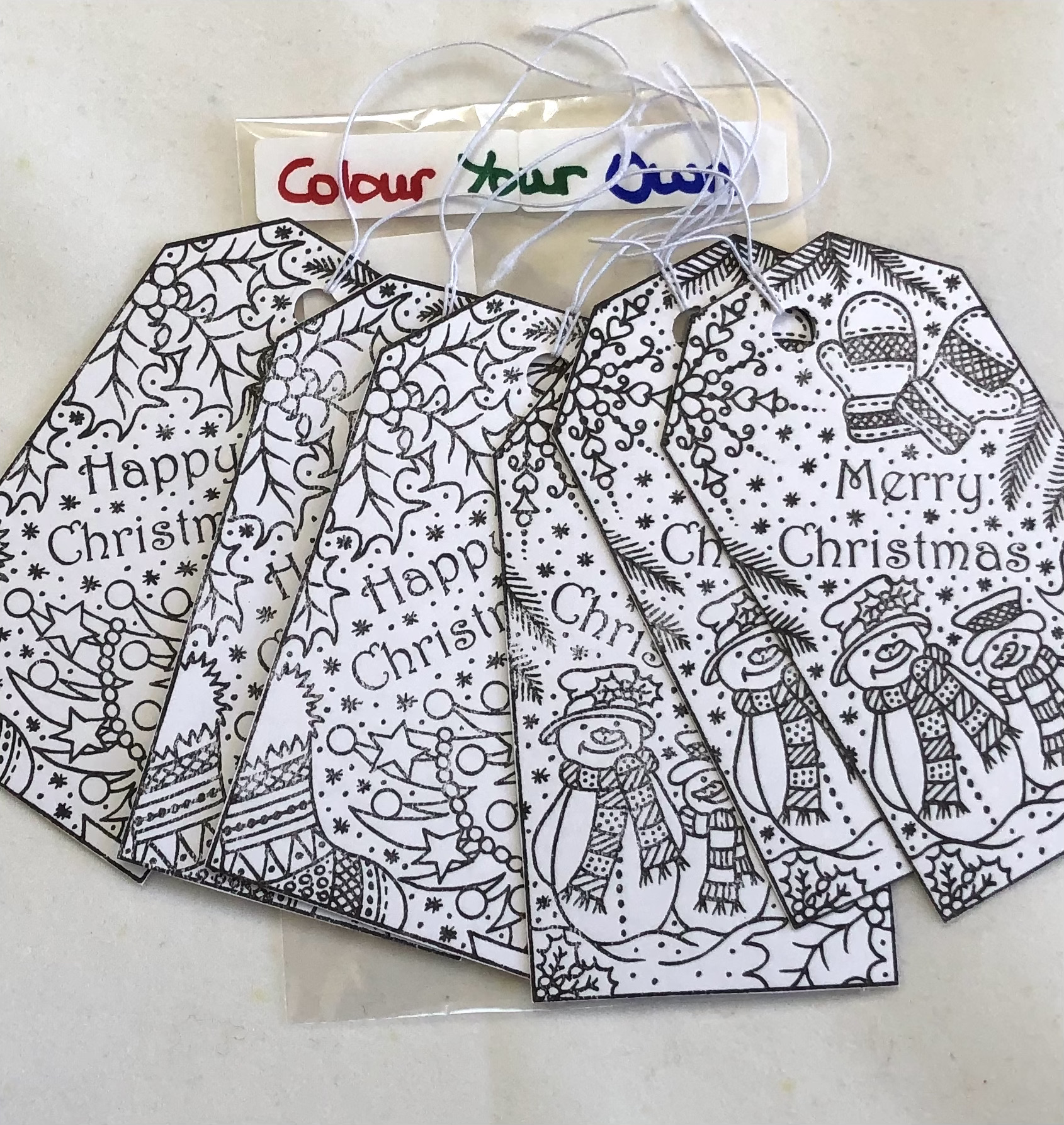 Paint Your Own Christmas Gift Tags - Image 1