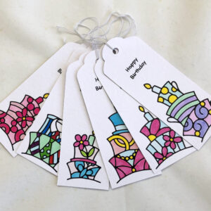 Birthday Cake Gift Tags