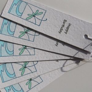 Dragonfly Birthday Gift Tags