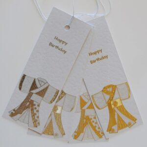 Kimono Birthday Gift Tags