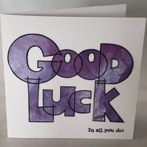 Good Luck Card