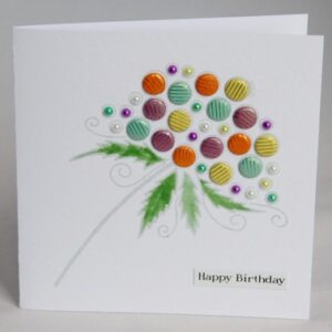 Bubble Flower Card