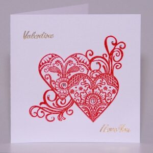 Two Hearts Together Card