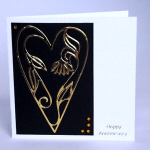Entwined Vine Heart Card