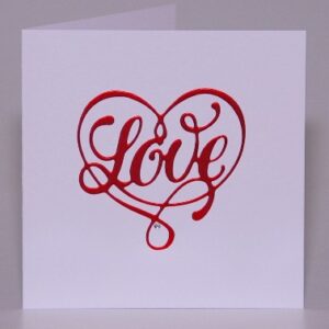 Pretty Love Heart Card