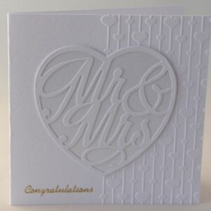 Mr and Mrs Wedding Card