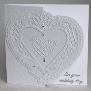 Intricate Heart Wedding Card