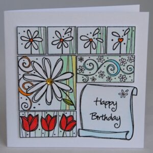 Daisies Birthday Card