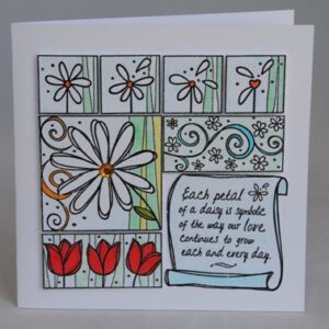 Daisy Anniversary Card