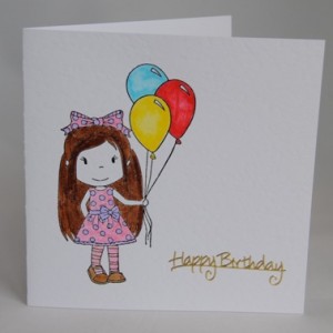 Party Girl Birthday Card