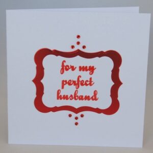 My Perfect Husband Card