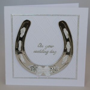Horseshoe Wedding Card