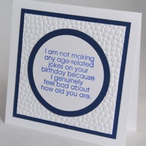 No Jokes! Birthday Card