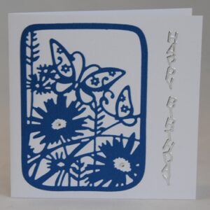 Wildflower Butterfly Card