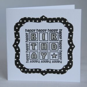Happy Happy Birthday Card