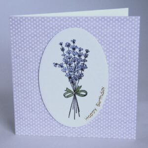 Lavender Birthday Card
