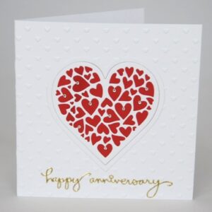 Heart Of Hearts Anniversary Card