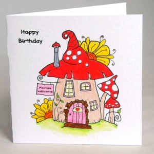Fairy House Card