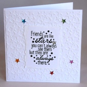 Friends Are Stars Card
