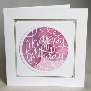 Circle Happy Birthday Card