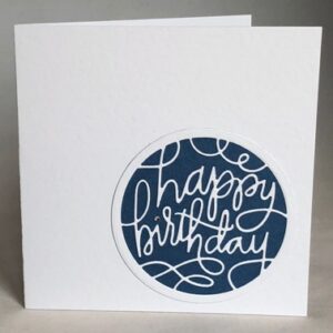 Circle Happy Birthday Card