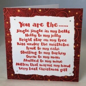 Holly To My Jolly Card